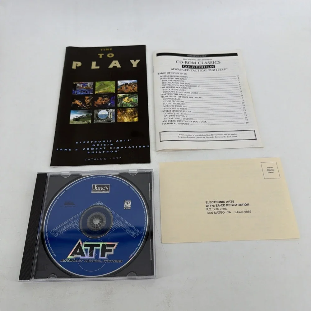 Jane's ATF Advanced Tactical Fighters - Big Box PC Video Game